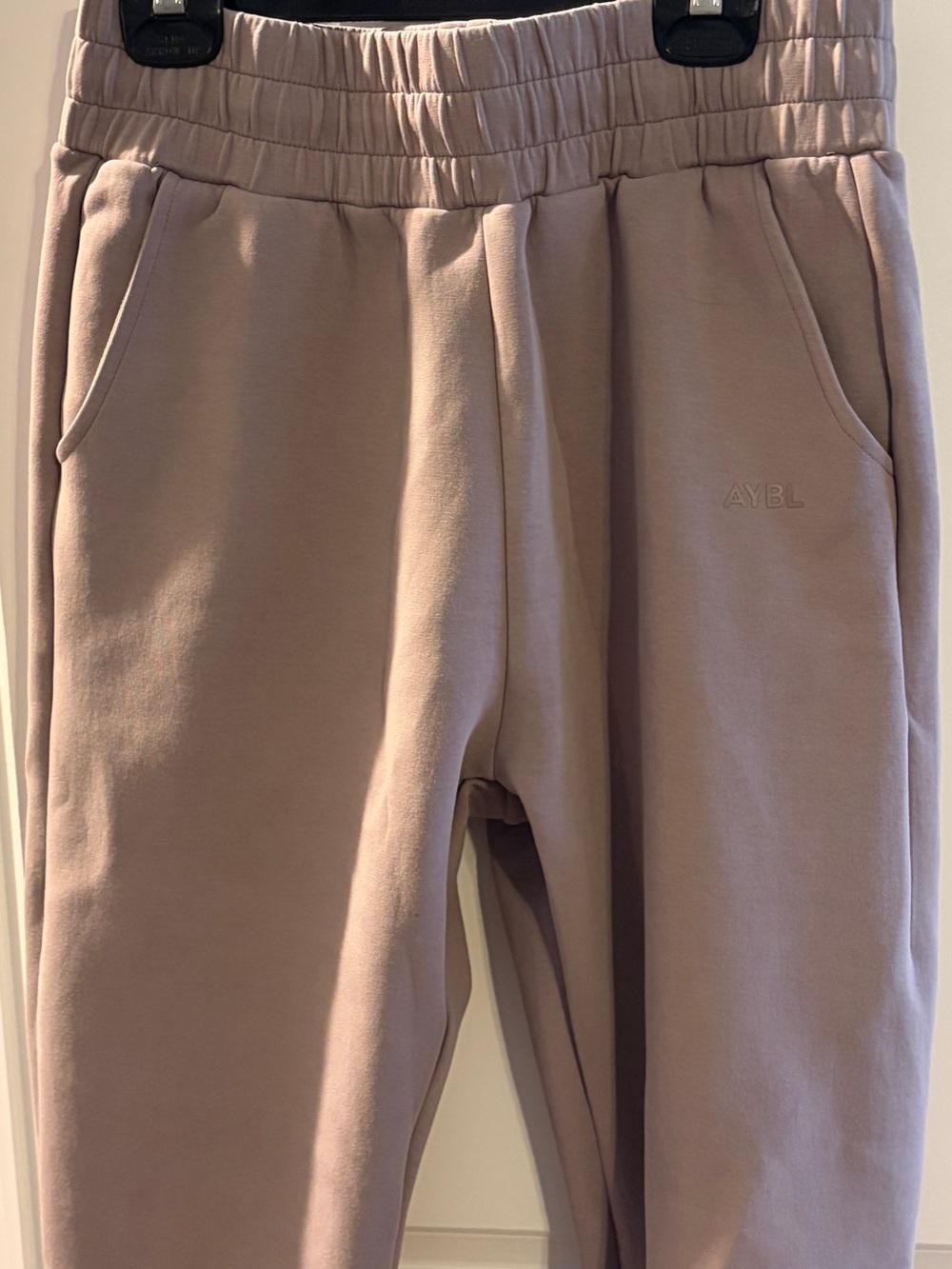 AYBL Elastic-Waist Taupe Jogger Pants